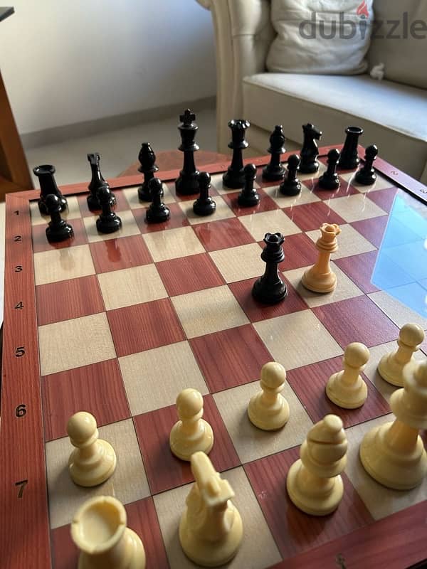 Red Wooden Plexi Chess High Quality 2