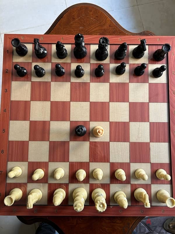 Red Wooden Plexi Chess High Quality 4