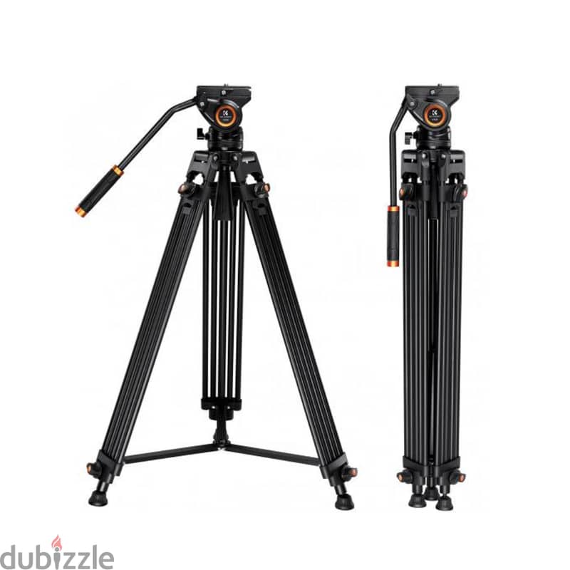 K&F 72"/1.8m Video Tripod Aluminum Transverse Center Column KF09.121 0