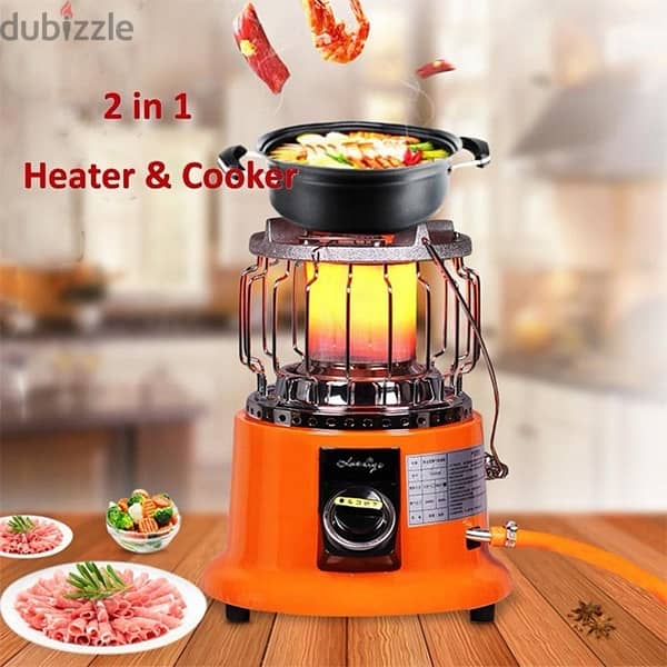 Portable Propane Heater 2 in 1 Gas Heater and Cooker 1