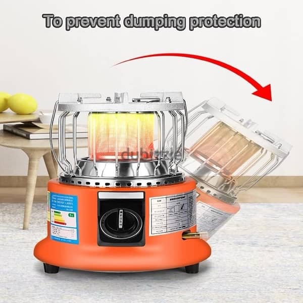 Portable Propane Heater 2 in 1 Gas Heater and Cooker 2