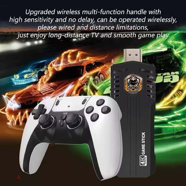 Game Stick X8 PRO Gaming Console 64GB Controller Retro Video Game 2