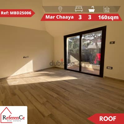 Apartment with roof in Mar Chaaya شقة مع روف في مار شعيا