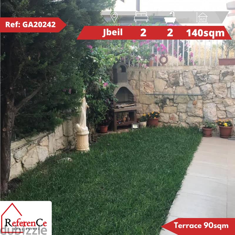 Apartment with terrace in Jbeil شقة مع تراس في جبيل 0