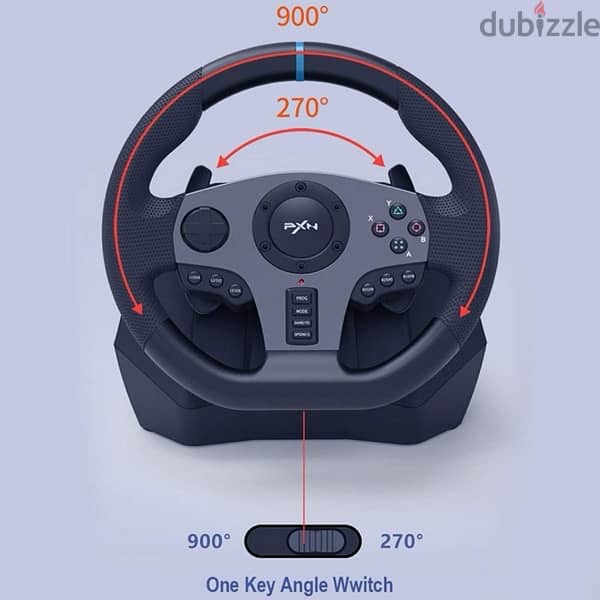 PXN V9 Gaming Steering Wheel With Pedals and Shifter - Driving Gaming 2