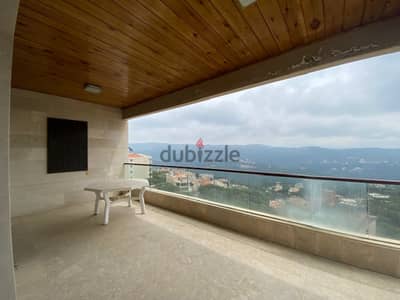 220 Sqm | Apartment in Broummana /Al Ouyoun | Mountain view