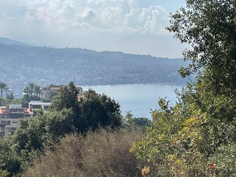 Beautiful 1150 sqm land in Adma, perfect shape with sea view 0