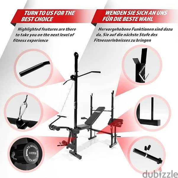 multifunctional weight bench 2