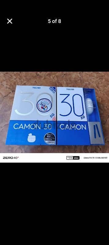 tecno camon 30 5g 12+12ram 512gb new 300$ 4