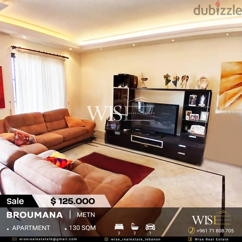 130 SQM Apartment for SALE in Broumana! 0