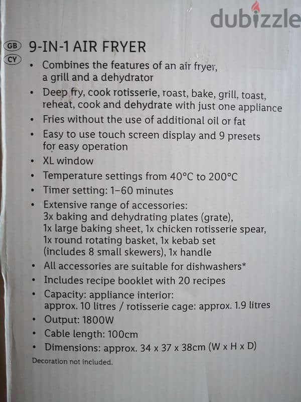 Air Fryer 9 in 1 5