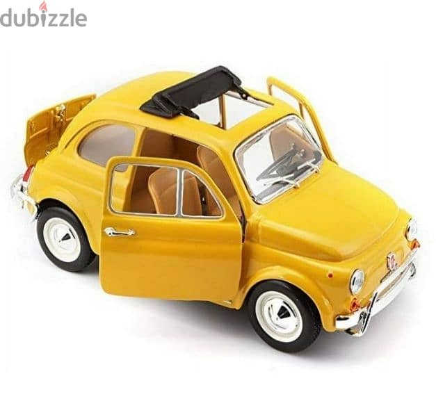 Fiat 500 (1968) diecast car model 1:24. 1