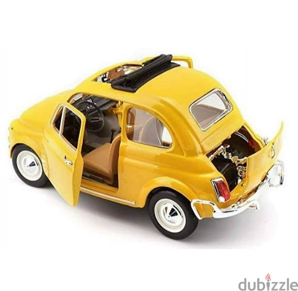 Fiat 500 (1968) diecast car model 1:24. 2