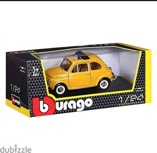 Fiat 500 (1968) diecast car model 1:24. 3