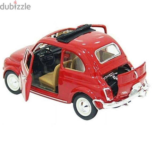 1968 Fiat 500 diecast car model 1:24 1