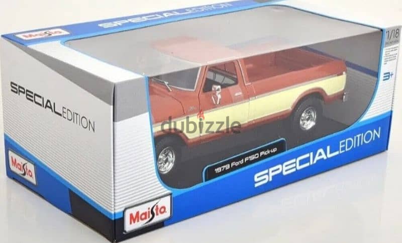 Ford F150 (1979) Pickup diecast car model 1;18 6