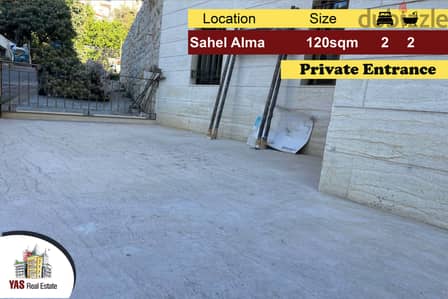 Sahel Alma 120m2 | 35m2 Terrace | Private Entrance | Quiet Area|ELO/IV