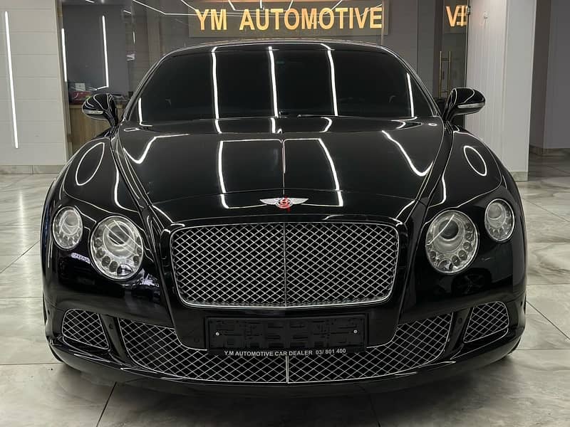 2012 Bentley Continental GT coupe blk/blk W12 cylinder engine only 75K 0