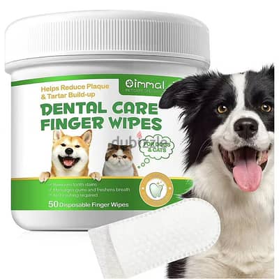 Dental Care Organic Pet Glove Wipes