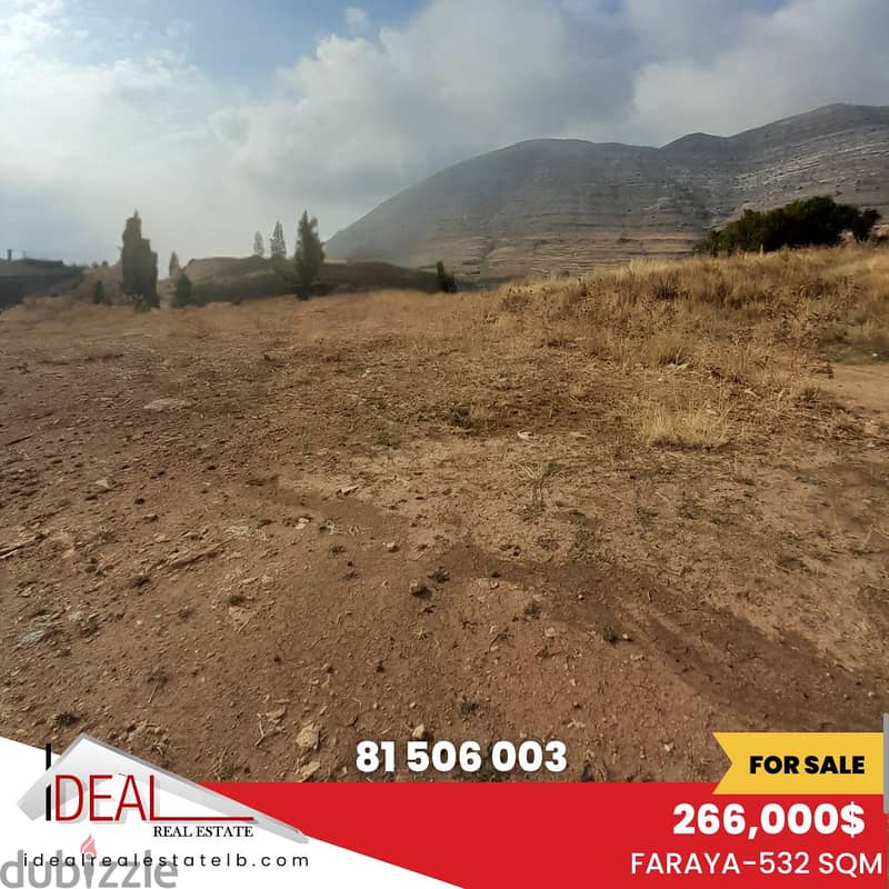 Land for sale in Faraya عقار للبيع في فاريا 0