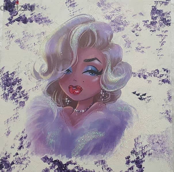 Marilyn Monroe Tableau 30 x 30 0