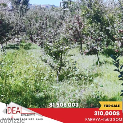 Land for sale in Faraya عقار للبيع في فاريا