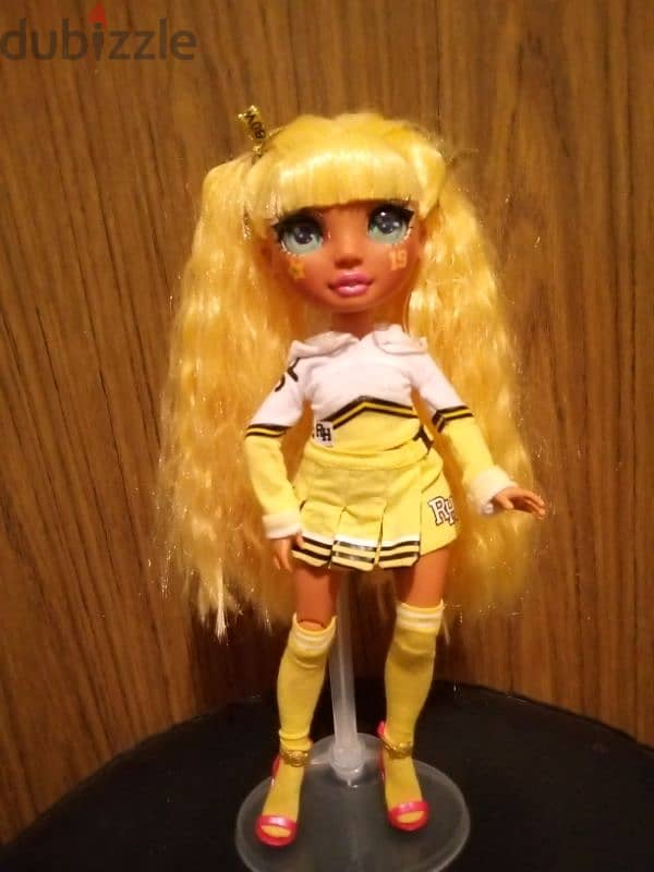 SUNNY MADISON CHEER RAINBOW HIGH OMG Great doll in Own outfit+Shoes=42 2