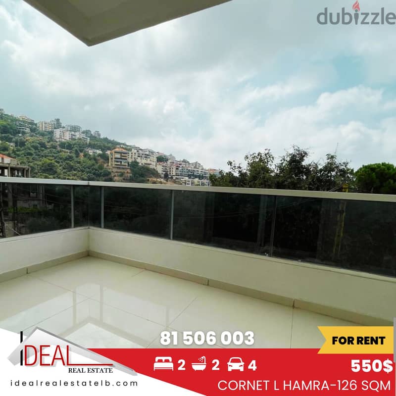 126  sqm Apartment for rent in Cornet L Hamra REF#EJ716 0