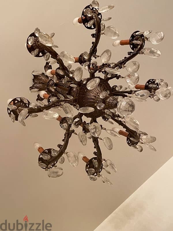 3 CHANDELIERS BRONZE-1000 $-03242585 1