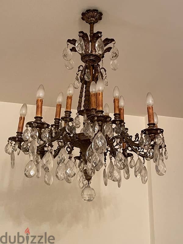 3 CHANDELIERS BRONZE-1000 $-03242585 2