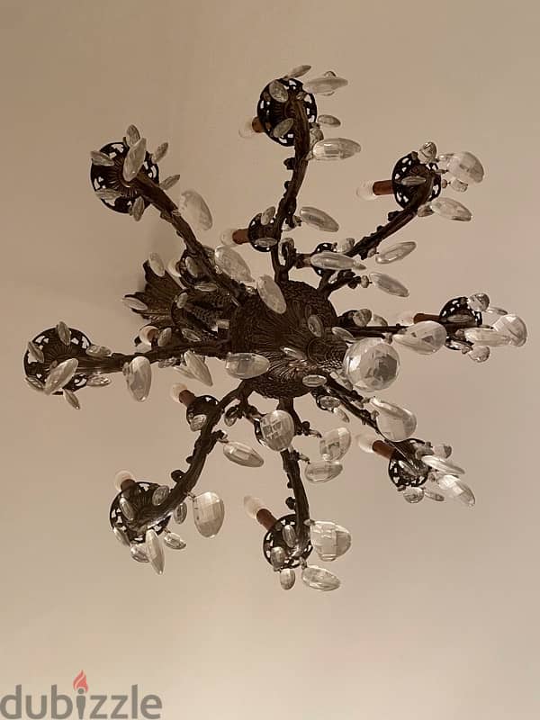 3 CHANDELIERS BRONZE-1000 $-03242585 3