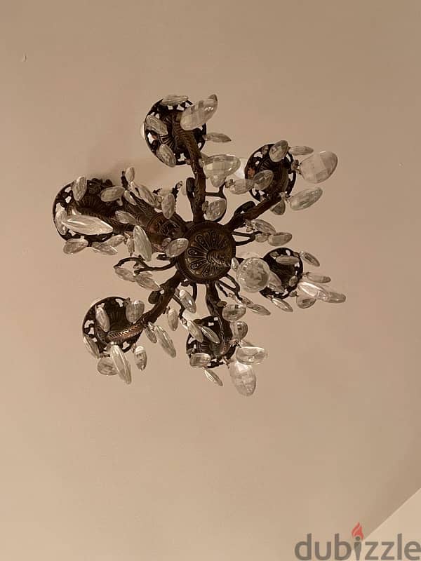 3 CHANDELIERS BRONZE-1000 $-03242585 5