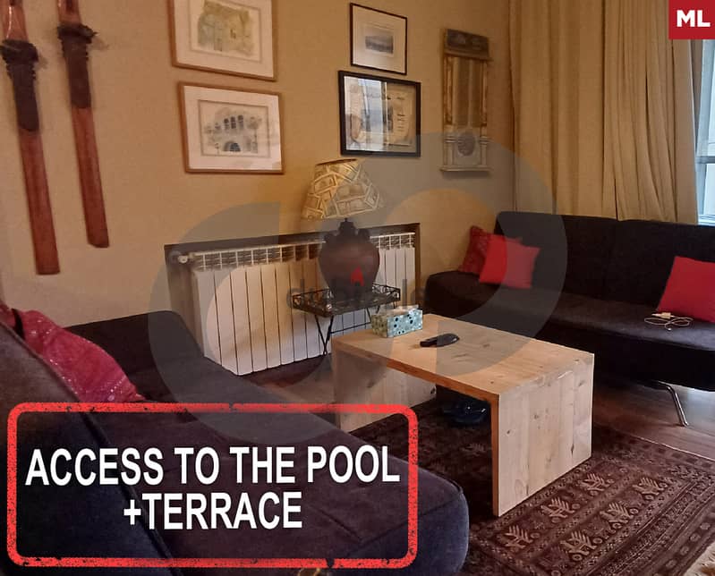 Pool Access-Terrace-Faqra, Keserouan/فقرا, كسروان REF#ML114733 0