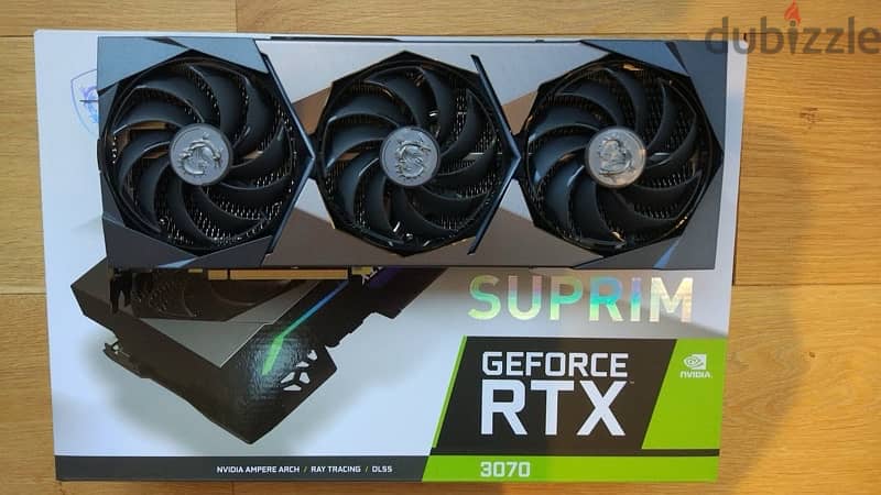 MSI GeForce RTX 3070 SUPRIM X 8GB GDDR6 Graphics Card 0