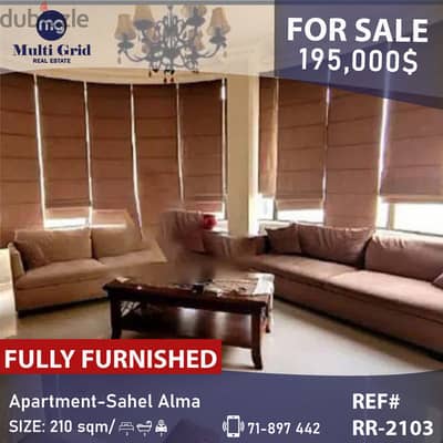 RR-2103 / Apartment for Sale in Sahel Alma , شقة للبيع في ساحل علما