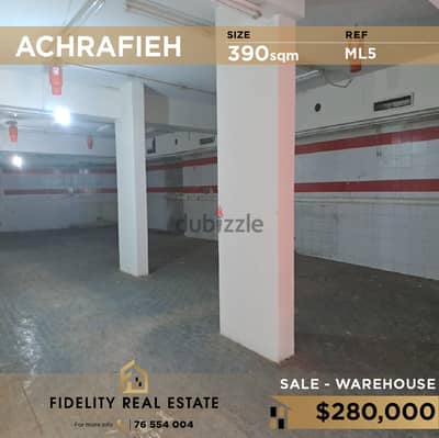 Warehouse for sale in Achrafieh ML5