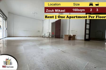 Zouk Mikael 160m2 | Rent | Well Maintained | Catch | EH DA |