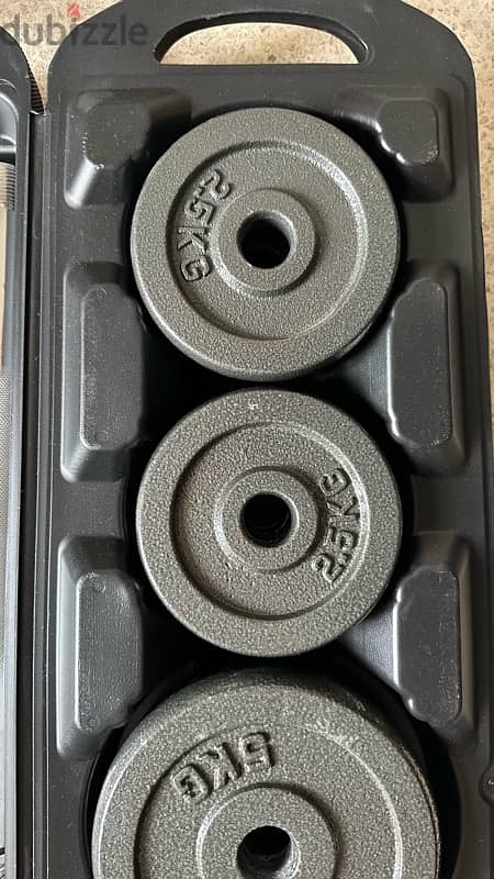 Adjustable dumbbells & barbell set 50KG 4