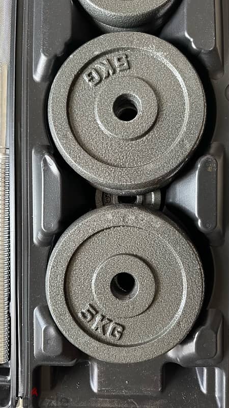 Adjustable dumbbells & barbell set 50KG 5