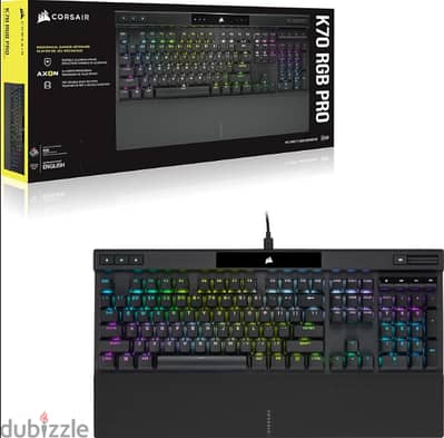 Corsair K70 RGB PRO Mechanical Gaming Keyboard (Cherry MX RGB Red Swit