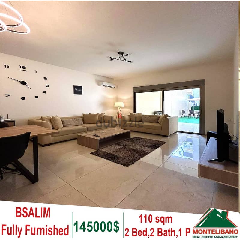 Fully Furnished 110 Sqm Apartment for sale in Bsalim !!! 0