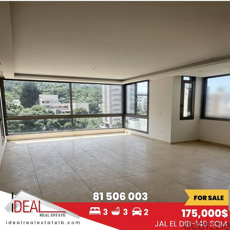 140 sqm Apartment for sale in Jal El Dib REF#EA15357 0