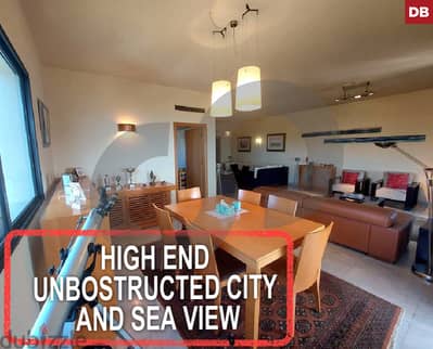 unbostructed city and sea view -Biaqout, Metn/بياقوت, متن REF#DB114766