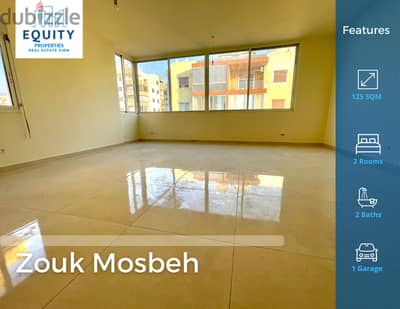 125SQM Apartment For Sale In Zouk Mosbehشقة للبيع في زوق مصبح#RK113525