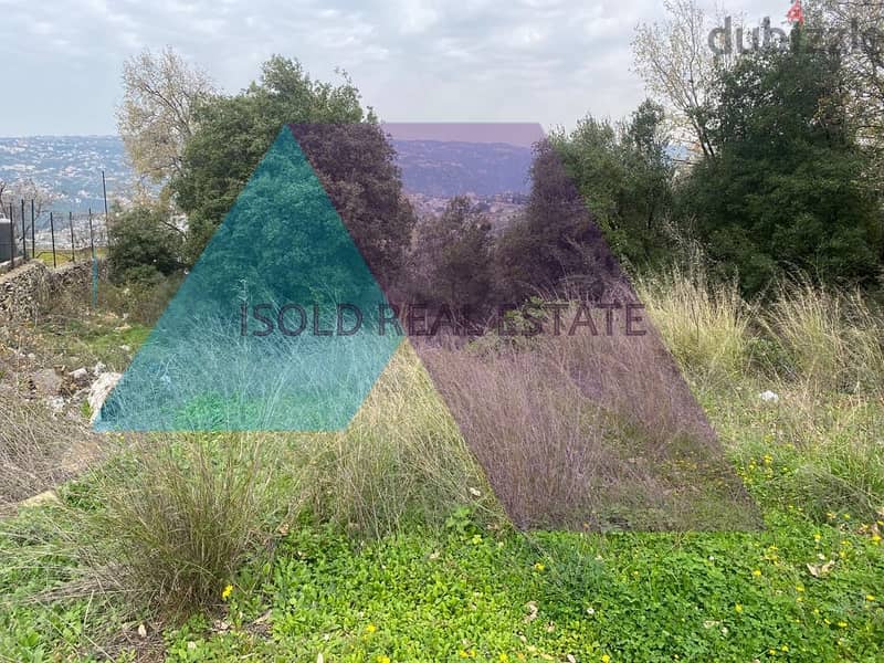 A 4416 m2 land for sale in Bikfaya - ارض للبيع في بكفيا 0