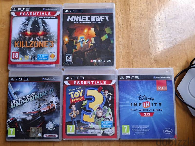 PS3 games and disney infinity portal 0