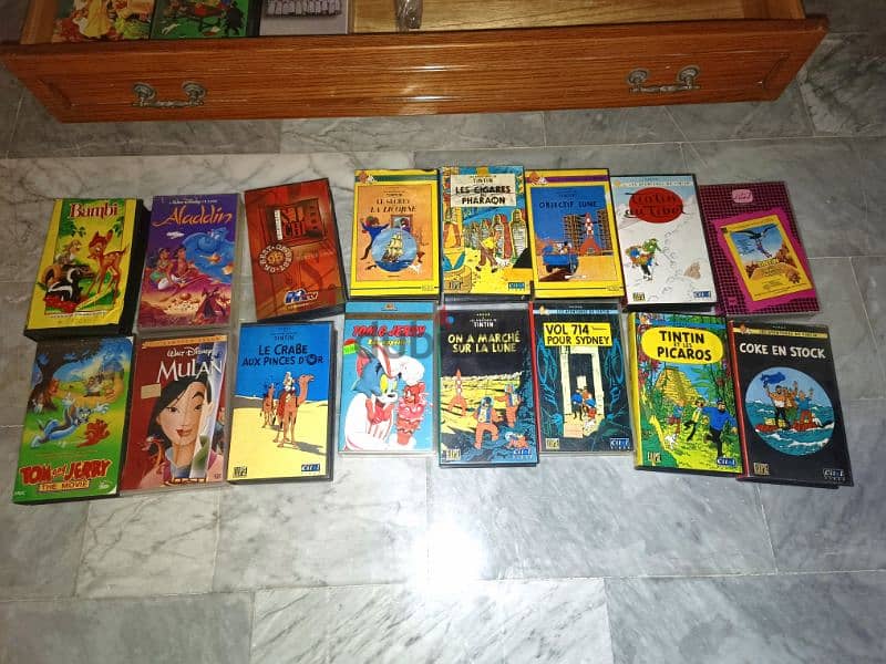 VHS tapes vintage collection 1