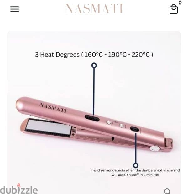 NASMATI  Cordless Comb Hair Straightener + Cordless Hair Curler Pro 2