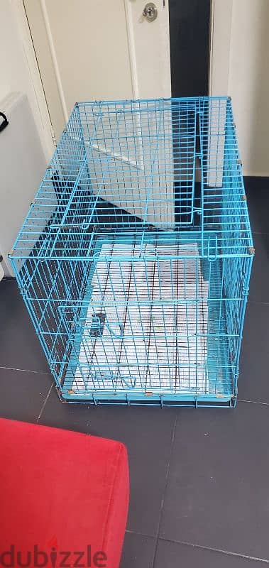 dog or cat cage 90x60cm بيت كلب 1