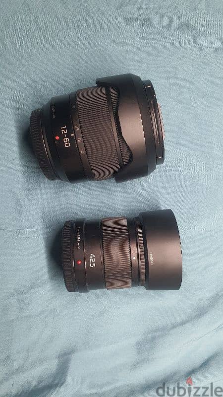 Panasonic gh5 with 2 lenses 12-60 and 42.5mm f1.7 1